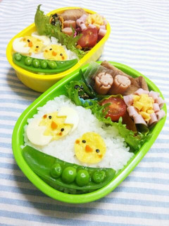 ☆簡単♪キャラ弁!!ひよこのお弁当☆-レシピのメイン写真