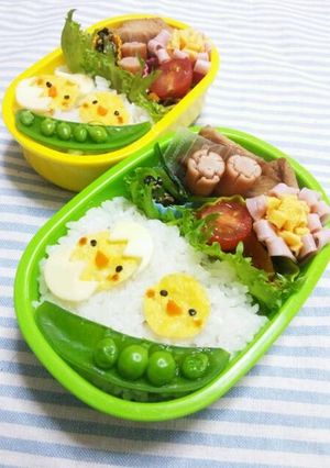 ☆簡単♪キャラ弁!!ひよこのお弁当☆-レシピのメイン写真