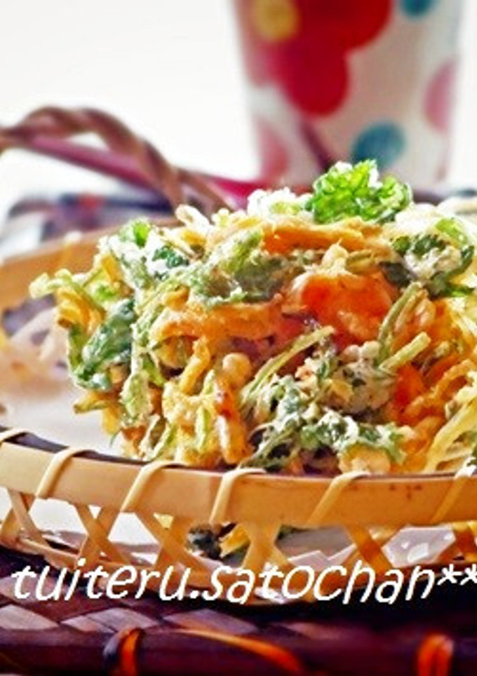 胃もたれ無し！失敗無し♪サクサクかき揚げ-レシピのメイン写真