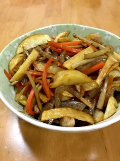 大人の給食☆じゃがいものキンピラ炒め-レシピのメイン写真