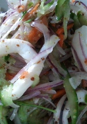 イカと野菜のマリネ-レシピのメイン写真