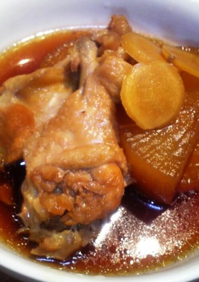 ほろほろ！鶏手羽と大根の煮物-レシピのメイン写真