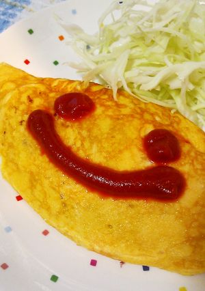 レンジでヘルシー☆　ツナのオムレツ-レシピのメイン写真