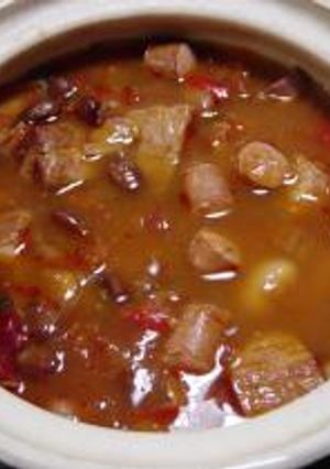 豚バラ肉と豆のトマト煮込み《圧力鍋で時間短縮》-レシピのメイン写真