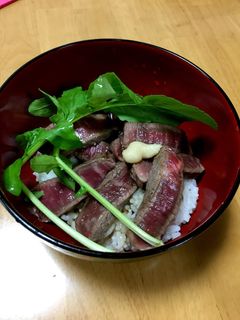 ステーキ丼-レシピのメイン写真