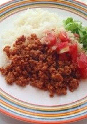 挽肉で本格タコライス-レシピのメイン写真