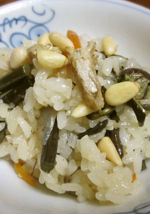 母の山菜おこわ-レシピのメイン写真