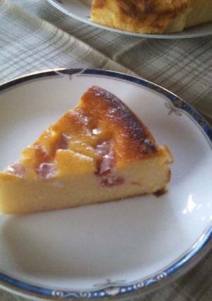 苺の酒粕チーズケーキ-レシピのメイン写真