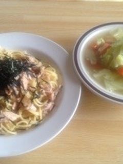 ツナと大根おろしの和風パスタ-レシピのメイン写真