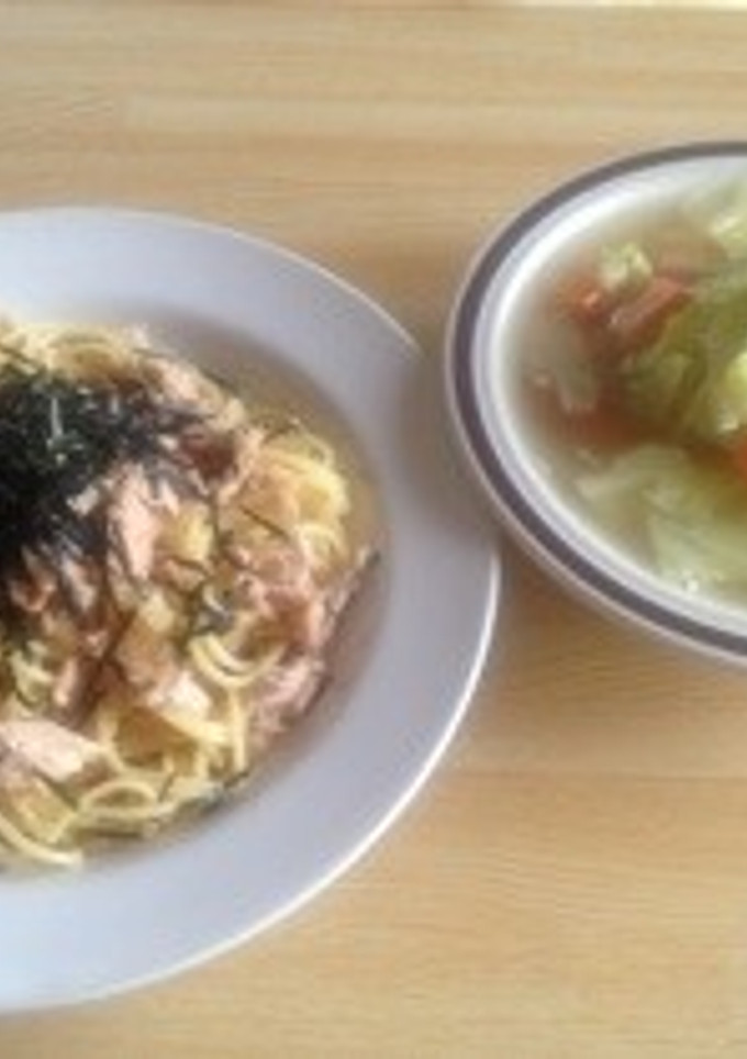 ツナと大根おろしの和風パスタ-レシピのメイン写真