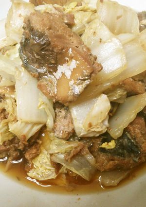 サバの缶詰と白菜の簡単おかず-レシピのメイン写真