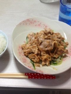 水菜ともやしの豚しゃぶ胡麻ソース和え-レシピのメイン写真