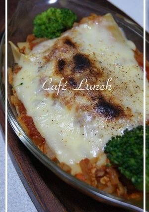 高野豆腐でカロリーオフのカネロニ-レシピのメイン写真