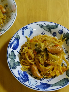 お鍋一つで 春キャベツの濃厚ナポリタン-レシピのメイン写真