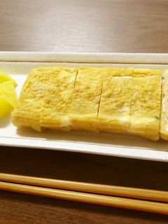 超追いがつおつゆで簡単たくわんの卵焼き-レシピのメイン写真