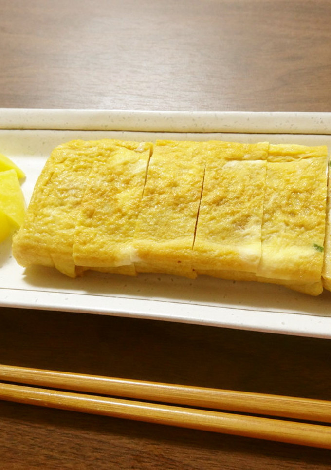 超追いがつおつゆで簡単たくわんの卵焼き-レシピのメイン写真