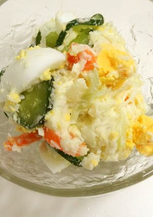 我が家の味　卵たっぷりポテトサラダ-レシピのメイン写真
