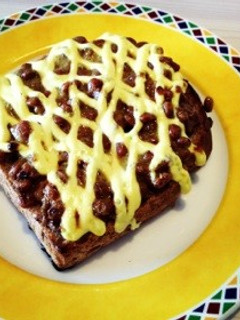 簡単☆納豆マヨトースト-レシピのメイン写真