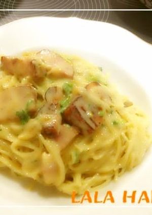 生クリームで濃厚カルボナーラ♪-レシピのメイン写真