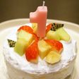 1歳のお誕生日に!ヨーグルトデコケーキ