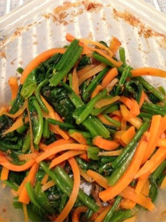 ほうれん草とにんじんのおひたし-レシピのメイン写真