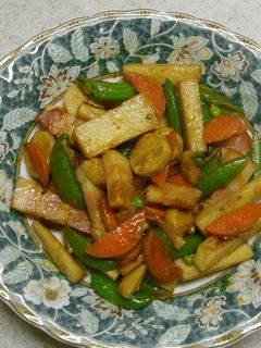 長芋とベーコンのカレー炒め-レシピのメイン写真