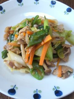 ご飯が進む☆ネギたっぷり野菜の炒めもの-レシピのメイン写真
