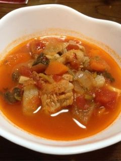 お鍋1つで☆鳥肉と野菜のトマト煮込み♪-レシピのメイン写真