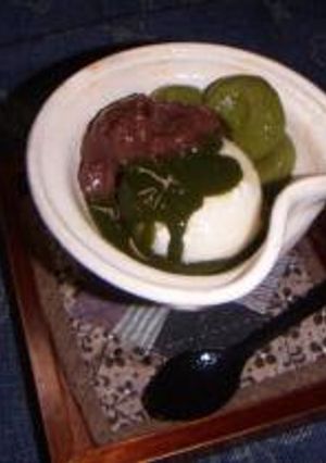 ②抹茶白玉-レシピのメイン写真