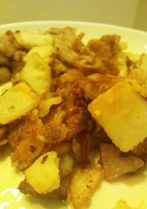ノンフライ☆豚肉フライドポテト-レシピのメイン写真