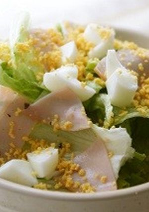 レタスたっぷり♪ ミモザサラダ-レシピのメイン写真