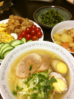超簡単 ネギしょうゆラーメン-レシピのメイン写真