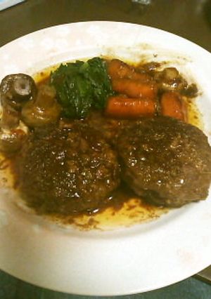 ハンバーグ-レシピのメイン写真