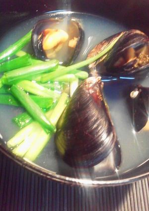 あっさり磯風味✿ムール貝のみそ汁-レシピのメイン写真