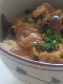 親子丼(きのこたまねぎストック)…☆☆-レシピのメイン写真