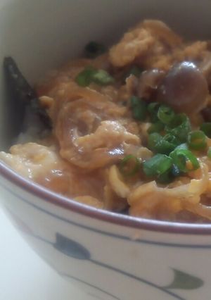 親子丼(きのこたまねぎストック)…☆☆-レシピのメイン写真