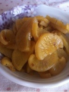 懐かしい味〜大根の古漬けの煮物?-レシピのメイン写真
