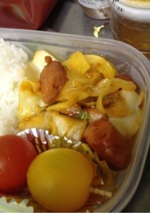 簡単！ソーセージとキャベツのピリ辛炒め-レシピのメイン写真