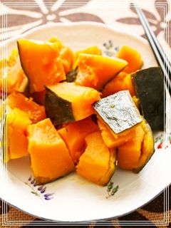 はちみつ味☆かぼちゃの煮物-レシピのメイン写真