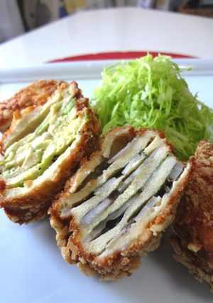 w高野豆腐のミルフィーユカツ♪-レシピのメイン写真