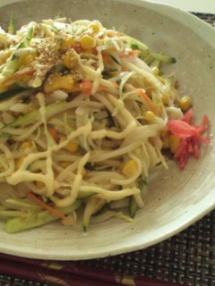 暑い日のお昼に♪サラダうどん-レシピのメイン写真