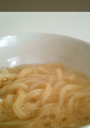 手抜き！なんちゃって釜たま風うどん-レシピのメイン写真