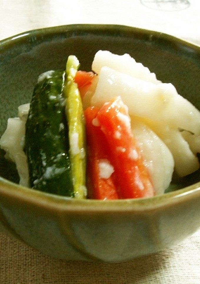 美味しい酒かすを生かし浅漬け-レシピのメイン写真