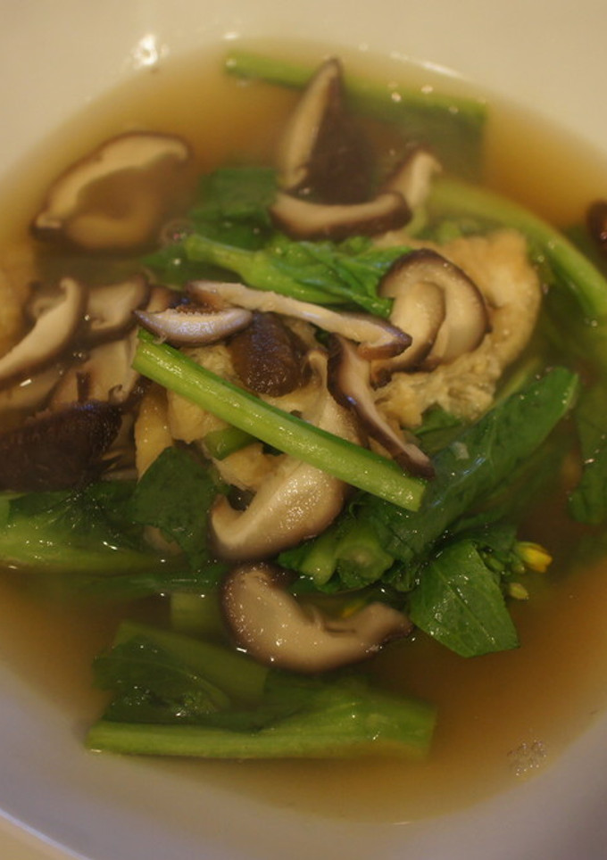 10分で☆茎立菜・油揚げ・椎茸のさっと煮-レシピのメイン写真