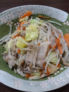 カット野菜のレンジ蒸し-レシピのメイン写真