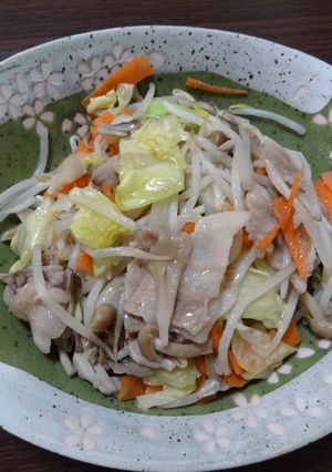 カット野菜のレンジ蒸し-レシピのメイン写真