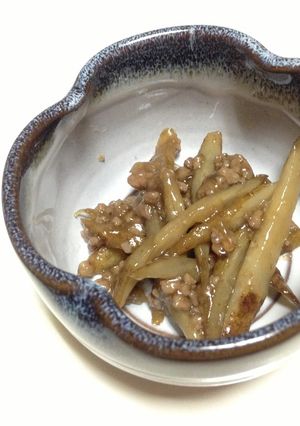 甘辛☆肉味噌ごぼう-レシピのメイン写真