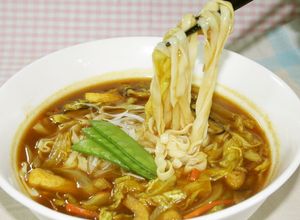 豆乳こんにゃくうどんのカレー南蛮-レシピのメイン写真