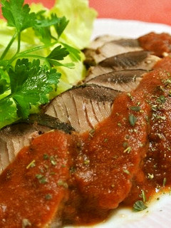 鰹のイタリアントマト-レシピのメイン写真