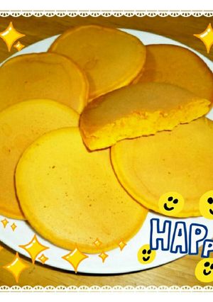 野菜ジュースで作るホットケーキ^^-レシピのメイン写真
